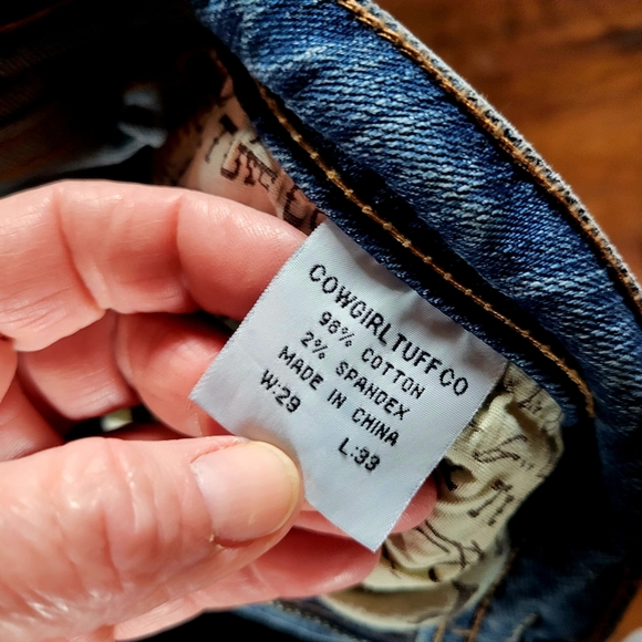 COWGIRL TUFF JEANS SIZE 29 - Picture 3 of 3